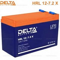 Акб 7,2 (Delta HRL 12-7,2 X) 12В 7,2А/ч