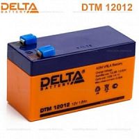 Акб 1,2 (Delta DTM 12012) 12В 1,2А/ч