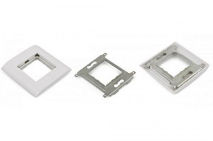 FP-M45-1-WH Лицевая панель 80х80мм для модулей 45x45 FP-M45-1-WH Лицевая панель 80х80мм для модулей 45x45