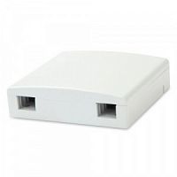 Hyperline FO-WB86-FTTH-2UN-WH Оптическая абонентская розетка (без адаптера)