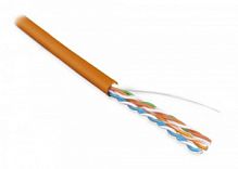 Кабель UUTP4-C5E-S24-IN-LSZH-OR-305 оранжевый (305м) Hyperline