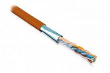 Кабель FUTP4-C5E-S24-IN-LSZH-OR-305 F/UTP-5e 4 пары 24AWG оранжевый (305м) Hyperline