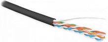 Кабель UUTP4-C5E-S24-OUT-LSZH-BK-500 чёрный (500м) Hyperline