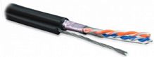 Кабель FUTP2-C5-S24-SW-OUT-PE-BK-500 чёрный (500м) Hyperline