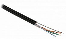 Кабель UUTP4-C5E-S24-SW-OUT-PE-BK-500 чёрный (500м) Hyperline