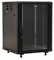 Шкаф 18U настенный Hyperline TWB-FC-1866-GP-RAL9004