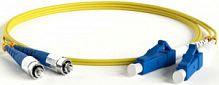Патч-корд 1м Hyperline FC-D2-9-FC/UR-LC/UR-H-1M-LSZH-YL