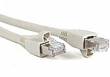 Патч-корд 3м Hyperline PC-LPM-STP-RJ45-RJ45-C6-3M-LSZH-GY