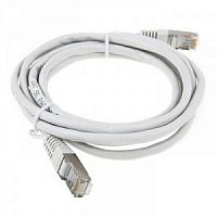 Патч-корд 1м Hyperline PC-LPM-STP-RJ45-RJ45-C5e-1M-LSZH-GY серый