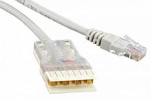 Патч-корд 2м Hyperline PC-110-RJ45-4P-C5e-2M-LSZH-GY