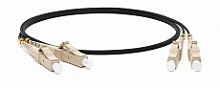 Патч-корд 1м FC-D2-50-LC/PR-LC/PR-H-1M-LSZH-BK Hyperline