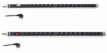 Блок розеток 19", 7 розеток, 16А, Hyperline (арт. SHT19-7SH-IF-2.5EU) 