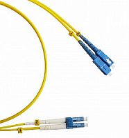 Патч-корд 2м Hyperline FC-D2-9-LC/UR-SC/UR-H-2M-LSZH-YL (FC-9-LC-SC-UPC-2M)