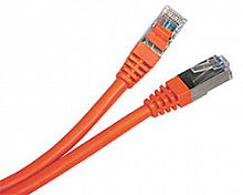 Патч-корд 0.5м Hyperline PC-LPM-STP-RJ45-RJ45-C5e-0.5M-LSZH-OR
