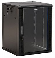 Hyperline TWB-1845-GP-RAL9004 Шкаф настенный 19-дюймовый (19"), 18U