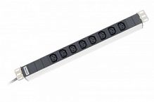 SHT19-8IEC-2.5IEC Блок розеток для 19` шкафов горизонтальный 8 розеток IEC 