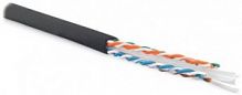 Кабель UUTP4-C6-S23-OUT-LSZH-BK-500 чёрный (500м) Hyperline