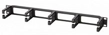 Органайзер кабельный 19" 1U CM-1U-PL Hyperline с пластиковыми кольцами